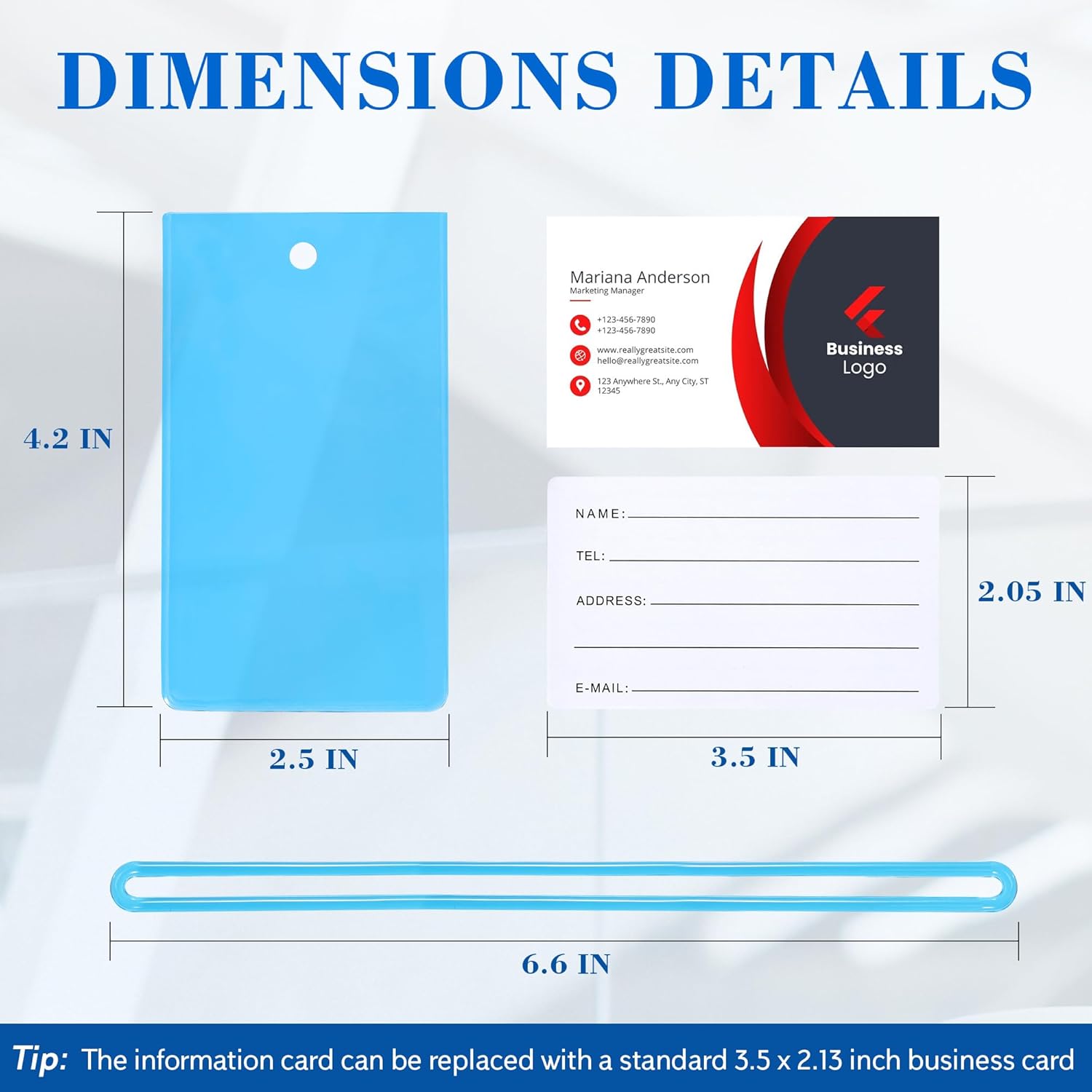 10 Pack Luggage Tags Suitcases PVC Travel Bag & Baggage ID Label Tags Travel Essentials by Sodsay - Image 7
