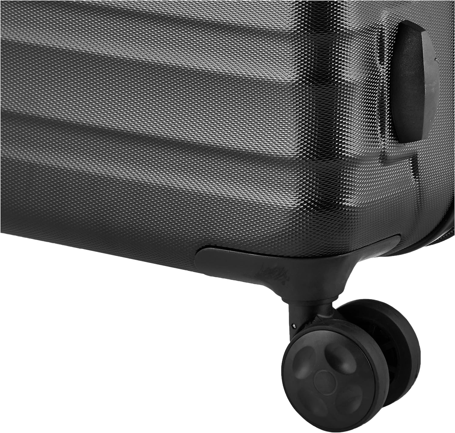 Expandable Hardside Carry-On Luggage, Suitcase with Wheels, 21-Inch Spinner with Four Spinner Wheels and Scratch-Resistant Surface, Black - Image 4