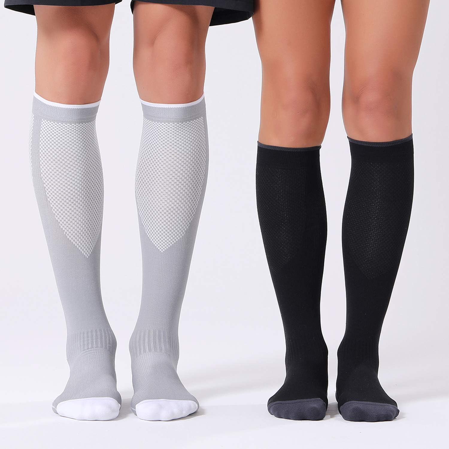3 Pairs Compression Socks for Women and Men 20-30mmHg-Circulation Support Socks - Image 6