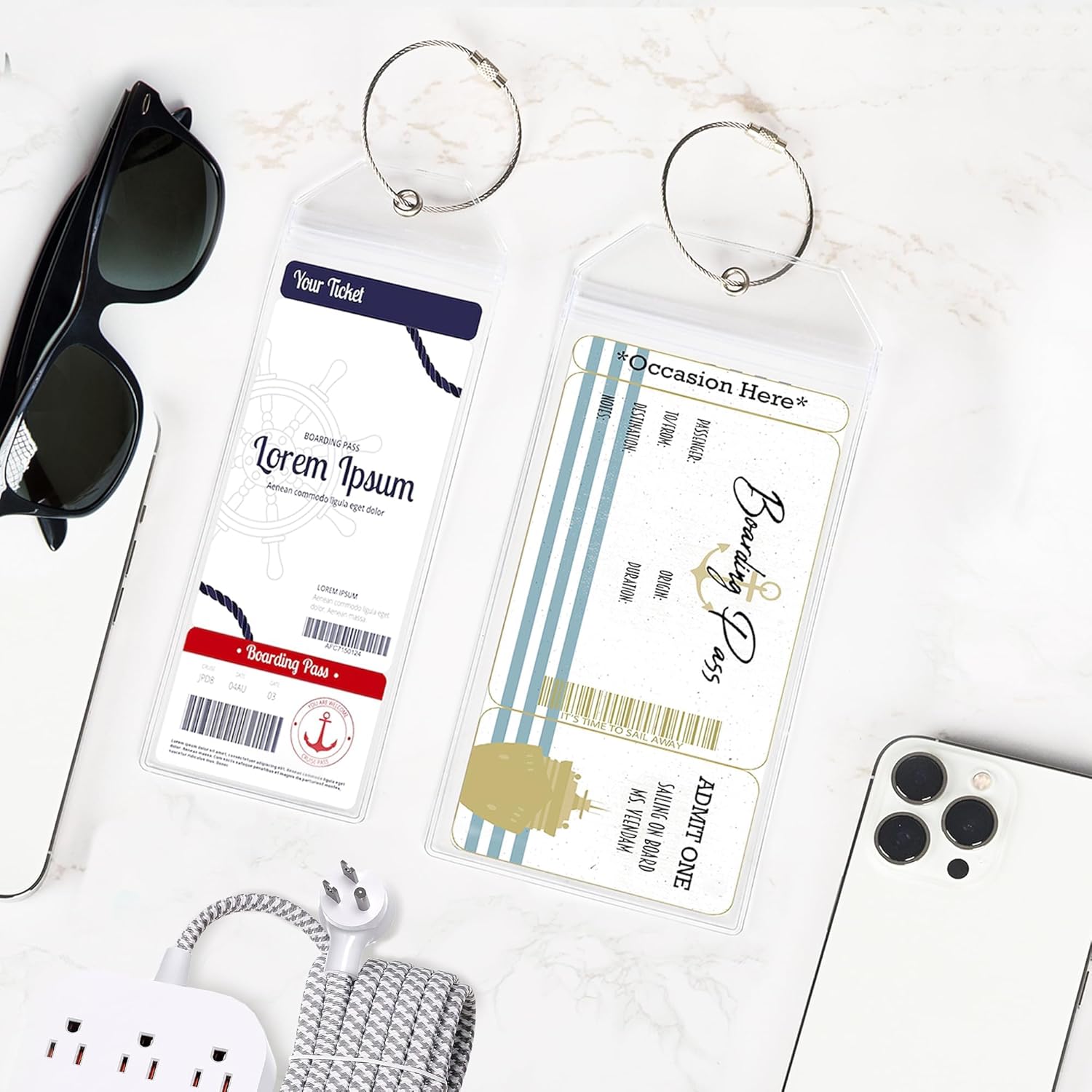 Luggage Tags for Cruise Ship Essentials for NCL, Princess, Carnival, Royal Caribbean and Celebrity Cruise Necessities by SEAVILIA - Image 8