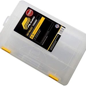 Plano ProLatch 3600 Deep StowAway Tackle Box, 11" x 7.25" x 2.75", ProLatch Locking System, Transparent Design to Quickly Identify Contents, Fits 3600 Series Tackle Bags