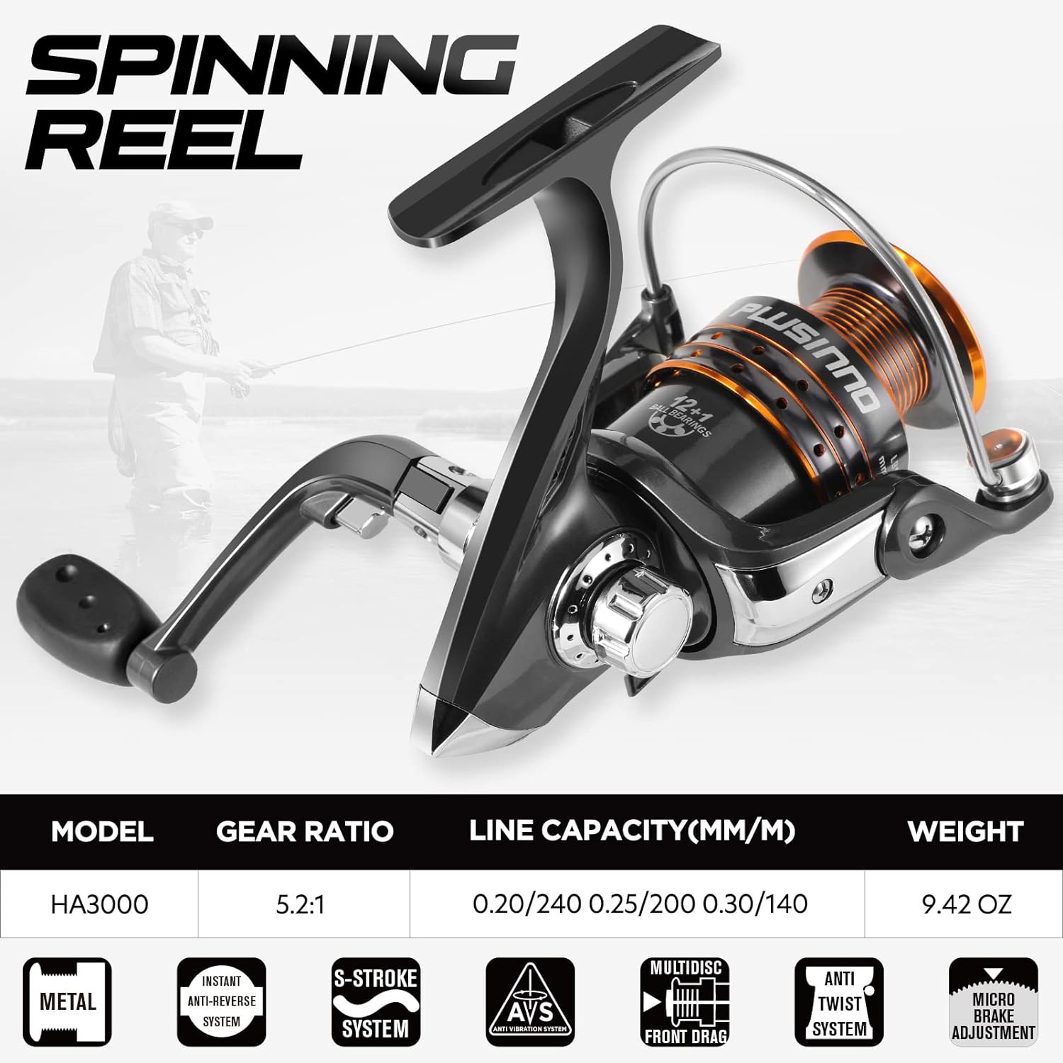 PLUSINNO Fishing Rod and Reel Combos Carbon Fiber Telescopic Fishing Pole with Reel Combo Sea Saltwater Freshwater Kit Fishing Rod Kit - Image 7