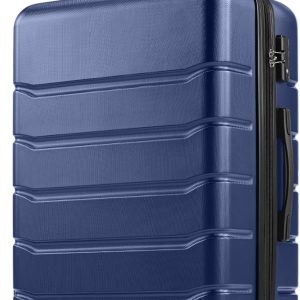 24 inch Luggage, Hard Shell ABS Suitcase with Double Spinner Wheels, Lightweight Expandable Rolling Luggage with TSA Lock